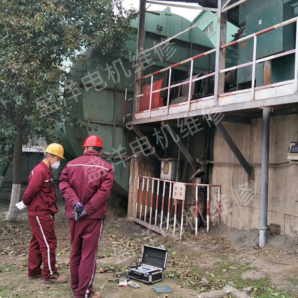 滁州风机维修现场