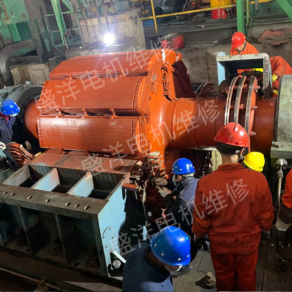 滁州大型电机维修现场